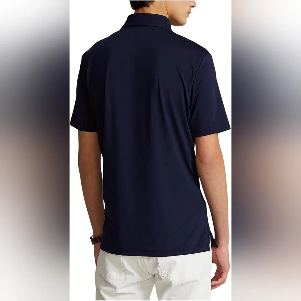 Polo by Ralph Lauren Performans Men's Navy Polo Shirt Size L